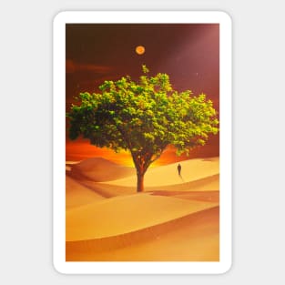 The Tree In The Desert Sticker